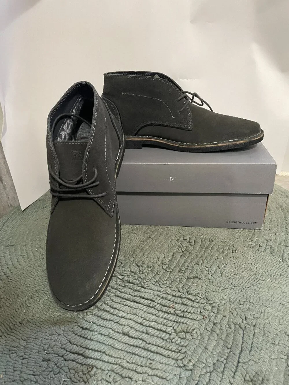 Kenneth Cole-Reaction Passage Boot Chukka Dark Grey Men 7.5 NEW